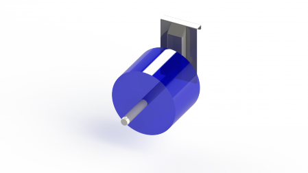 Fixed spur for coil