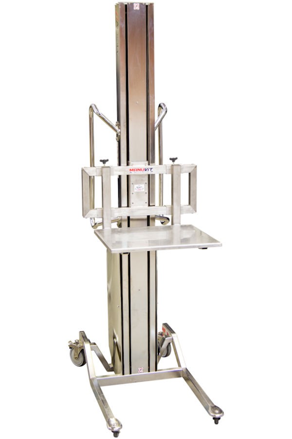 Monomast semi-electric Stacker in ALU and STAINLESS versions