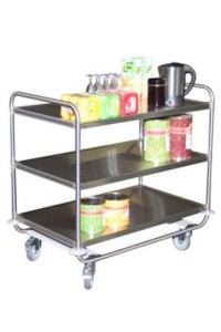 160  –  200  Kg stainless steel trolleys