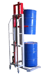 Lift for metal and plastic drums of 60, 120 and 220 L