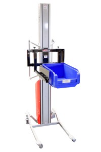 Monomast semi-electric Stacker in ALU and STAINLESS 304 L versions