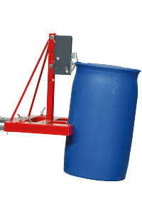 Automatic  clamp  for  fully  opening  plastic  drums