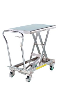 100-200-400 Kg Bishamon stainless steel elevator tables