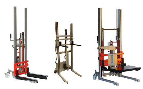 Variable geometry stackers