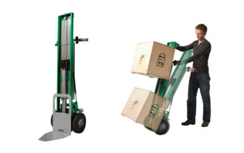 All-terrain electric stackers
